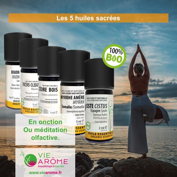 KIT 5 HUILES SACREES *